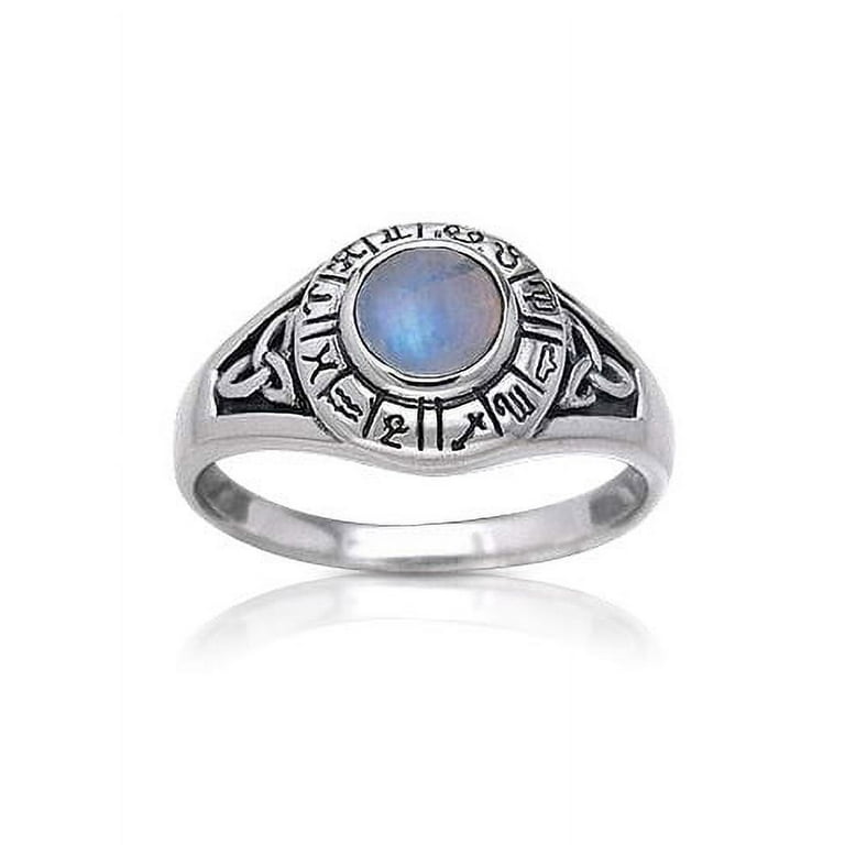 Celtic moonstone ring deals