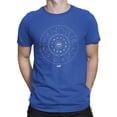 thumbnail image 1 of Zodiac Wheel Emoji - Astrology Horoscope Constellation Men's T-shirt, 1 of 4