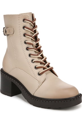 Women's Ivory Synthetic Paxon Ankle Boots 8M