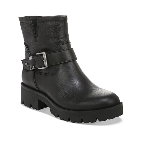 Zodiac Womens Miller Zipper Leather Booties