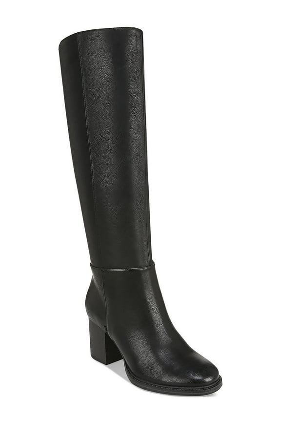 Womens Riona Faux Leather Tall Knee-High Boots
