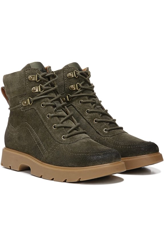 Women's Rossi Lace-Up Lug Boot Dark Olive 10M
