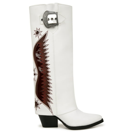 Zodiac Womens Rowena-Wings Zip Tall Western Boots