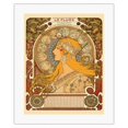 thumbnail image 1 of Zodiac (Zodiaque) Calendar - La Plume Magazine - Vintage France Advertising Poster by Alphonse Mucha c.1896 - Fine Art Rolled Canvas Print 16in x 20in, 1 of 4