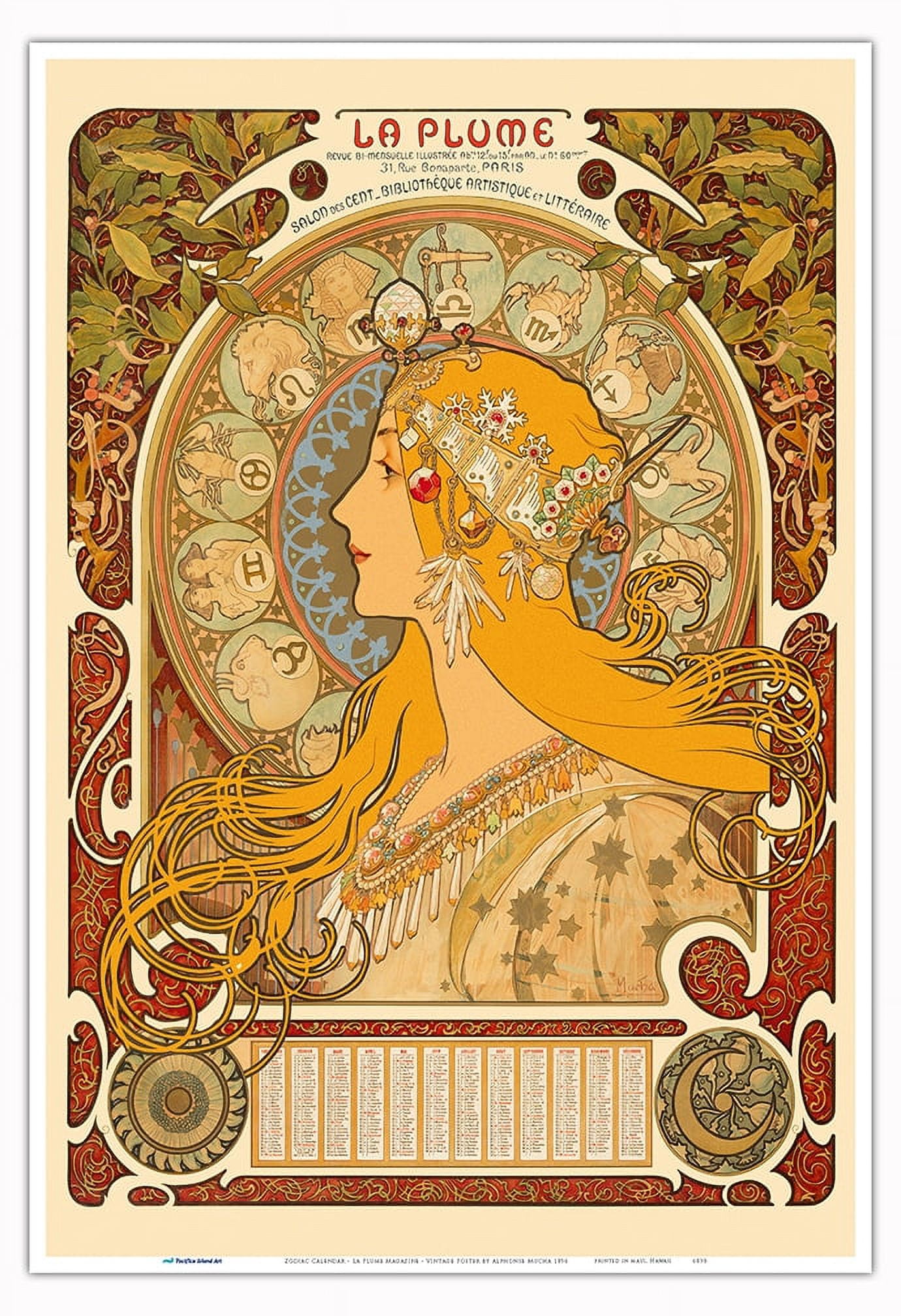 Zodiac-Zodiaque-Calendar-La-