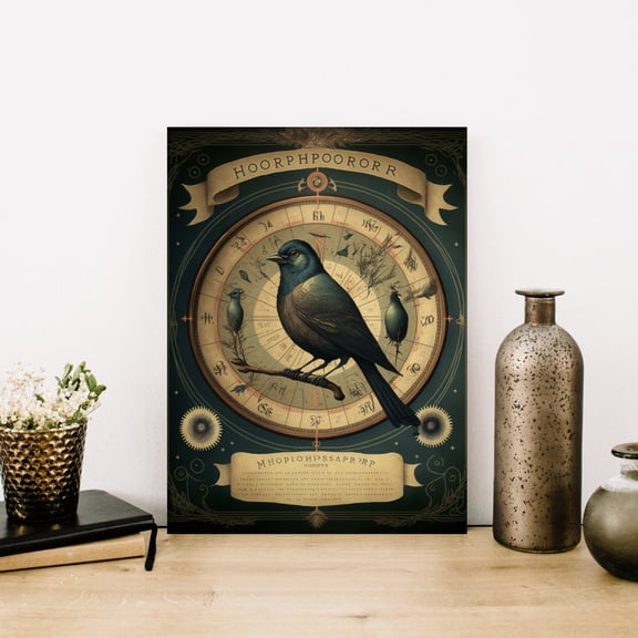 Zodiacal Flyers - Astrology Bird Canvas Wall Art