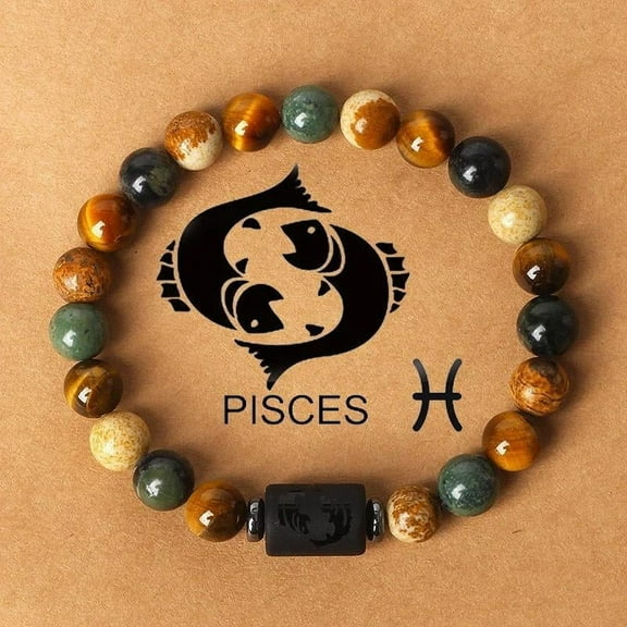 Zodiacs Bracelet Drawing Bead Bracelet Bracelet Hot O4