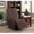 thumbnail image 1 of Zody Recliner With Power Lift, Chocolate Velvet Brown, 1 of 5