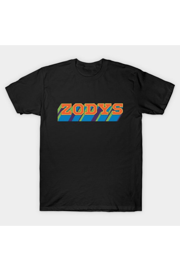 Zodys Name Brand Personal Logo Text Simple Bold Art Top Unisex T-Shirt, for men & women, up to size 5XL