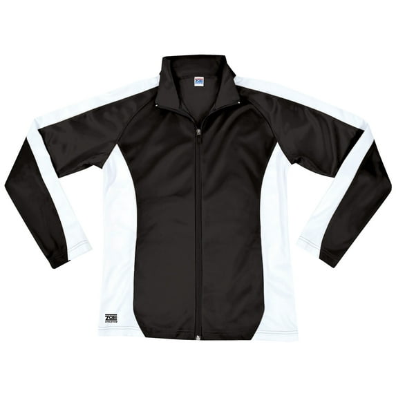 Zoe Athletics Womens' Absolute Jacket Black/White Adult X-Large Size - X-Large