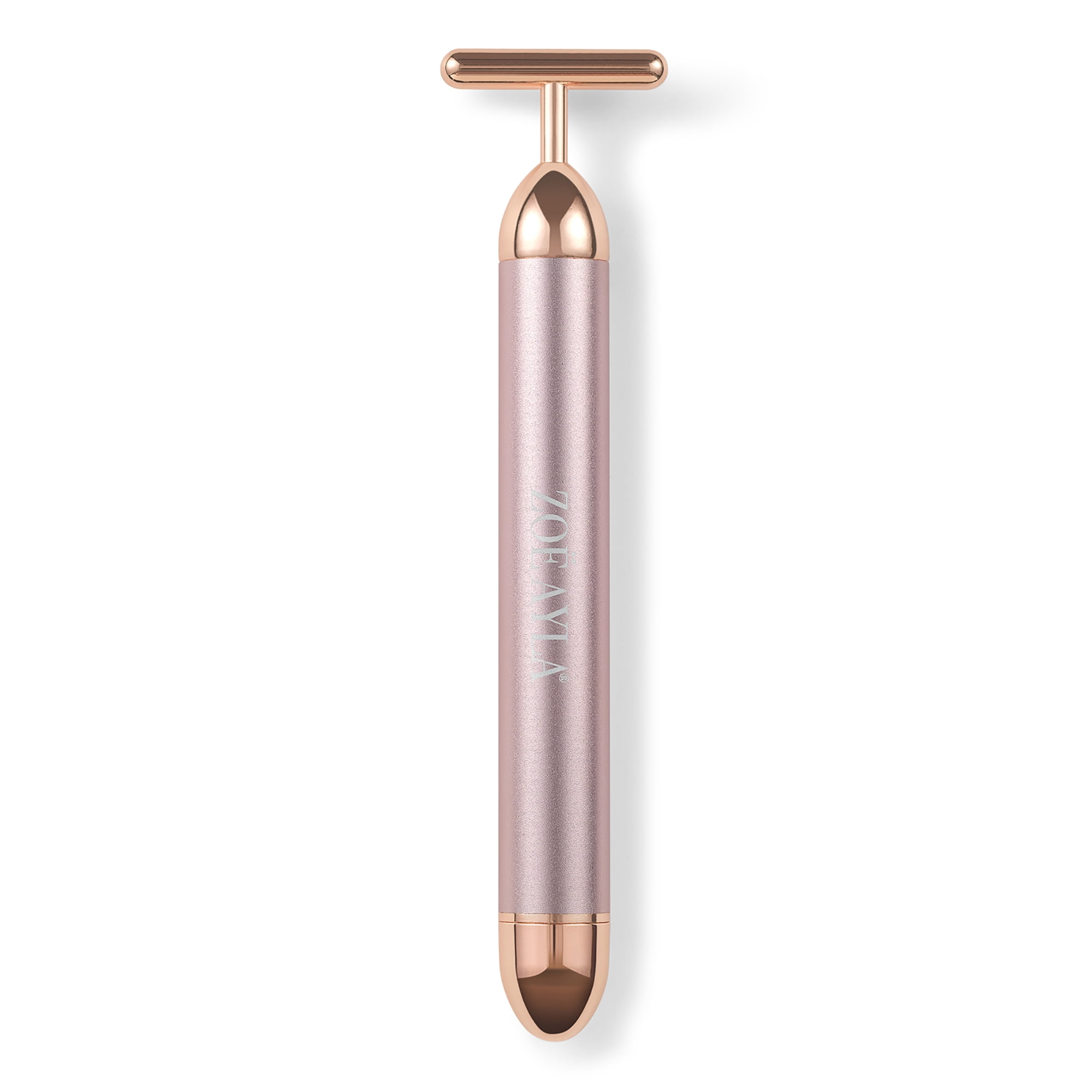 Zoe Ayla Vibrating Facial Massage Roller, Face Massager, Rose Gold, 1 Pc