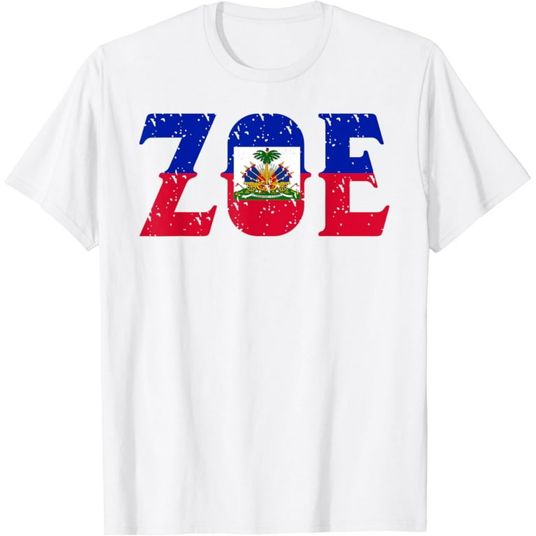 Zoe Shirt | Cute Haiti Honored Flag Day T-Shirt Gift Zoe Shirt | Cute Haiti Honored Flag Day T-Shirt Gift