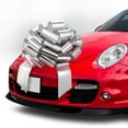 thumbnail image 1 of Zoe Deco 23 inch Giant Silver Car Gift Bow (US Company), 1 of 7