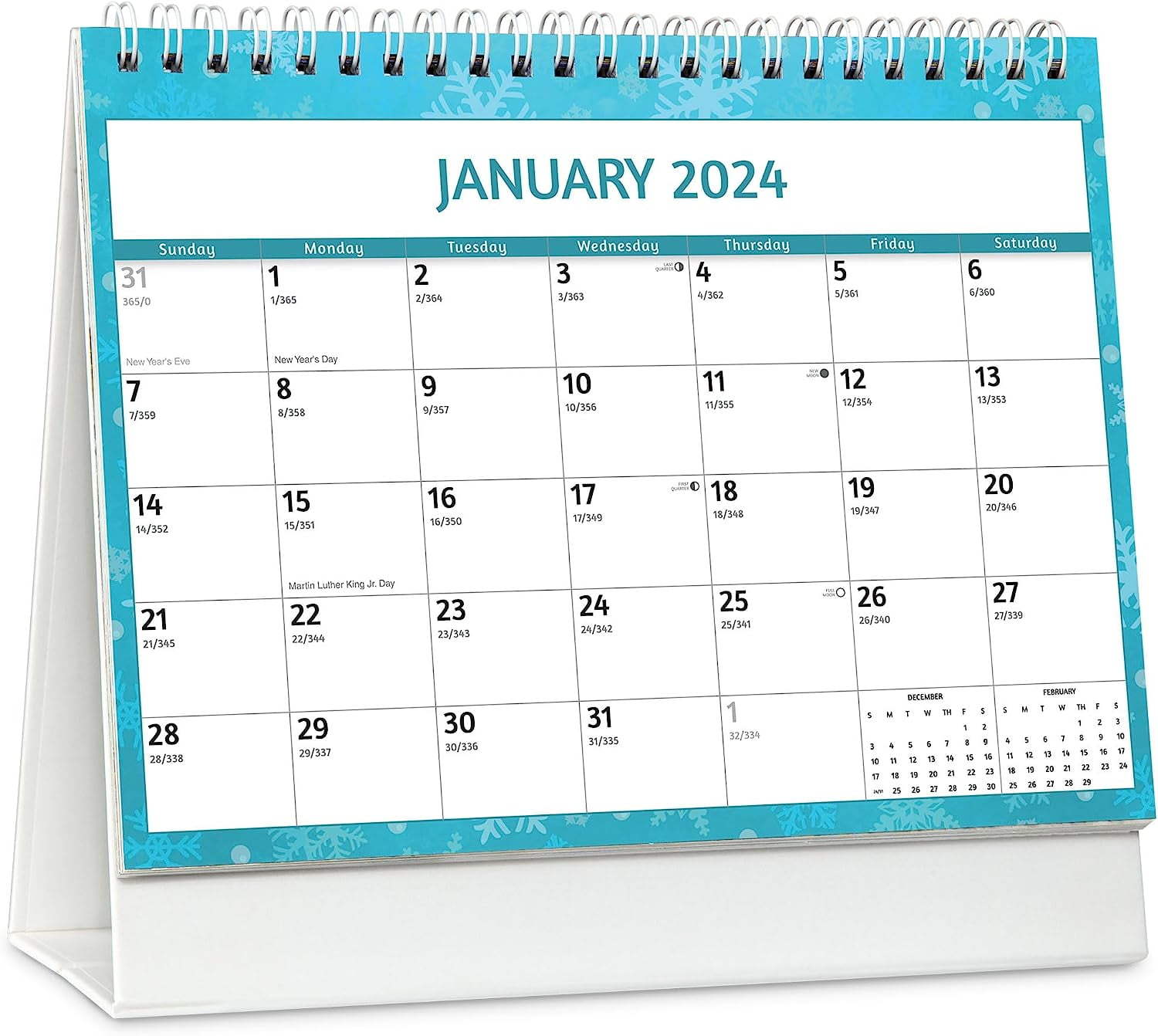 PHOTOJAANIC Table Desk New Year Calendar 2024 Size 6X8 13 Pages, 2024  Calendar for Desk, Calendar