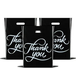 Large Matte Black Gift Bags with Handles - 20 Pack - 13x5x10 Inch - Craft  Bags for Clothes, Lunch, Party Favors
