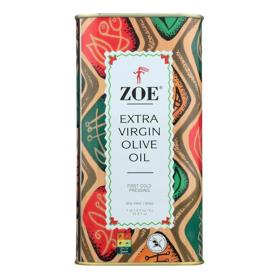 Zoe Diva Select - Extra Virgin Olive Oil - 33.8 Fo, Case of 6