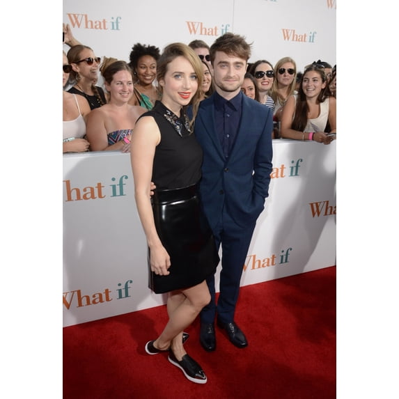 Zoe Kazan, Daniel Radcliffe At Arrivals For What If Premiere, Regal Cinemas E-Walk Stadium 13 Rpx Movie Theater, New York, Ny August 4, 2014. Photo By Derek StormEverett Collection Celebrity (8 x 10)