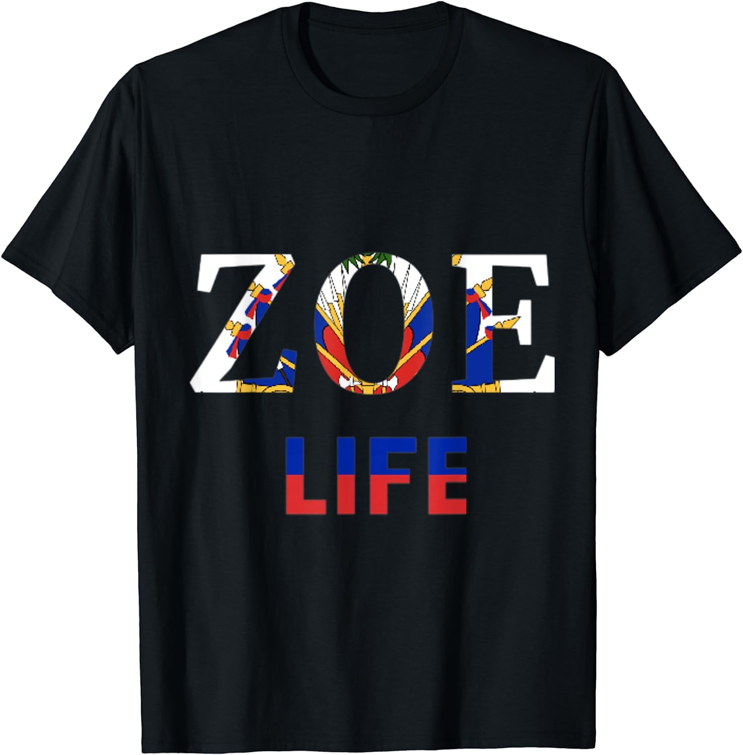 Zoe Life Haitian Pride Perfect Haiti Flag Day Gift TShirt