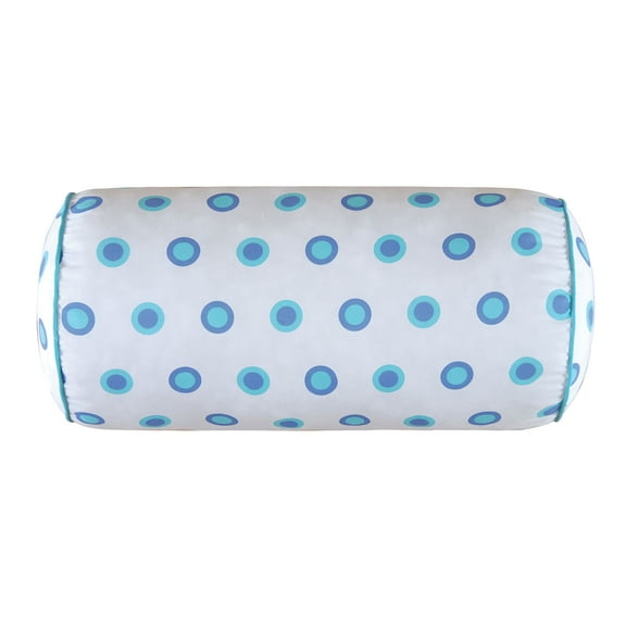 Zoe Dots Pierced Neckroll Support Bolster Pillow 8" x 20"