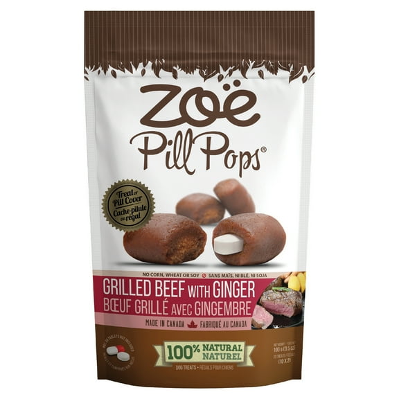 Zoe Pill Pops - Beef/Ginger - 3.5 Ounce
