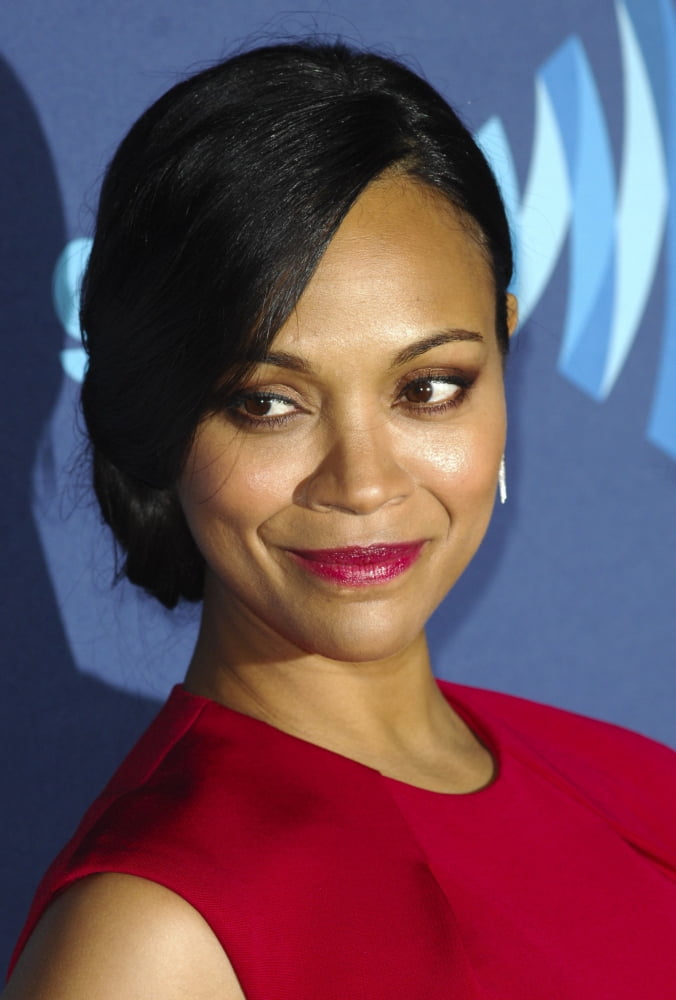 Zoe Saldana At Arrivals For 26Th Annual Glaad Media Awards 2015 Canvas Art - (16 x 20)