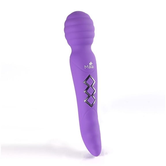 Maia Toys Zoe Twisty Dual Vibrating Pleasure Wand - Purple