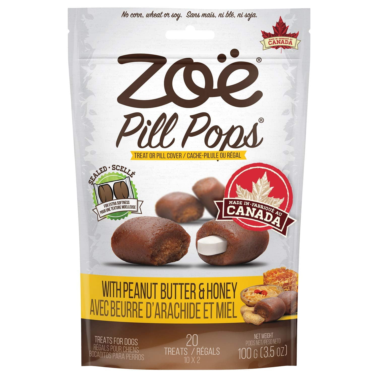 Zoe Zoë Pill Pops for HYZ01 Dogs, Healthy Dog Treats, All Natural Dog