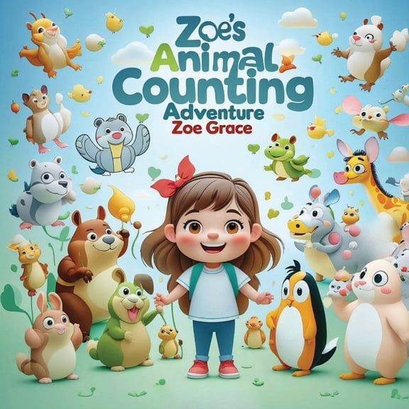 Zoe's Learning Adventures Zoe's Animal Counting Adventure: A Fun Rhyming Counting Book for Toddlers Ages 2-5 with Cute Animal Friends, (Paperback)