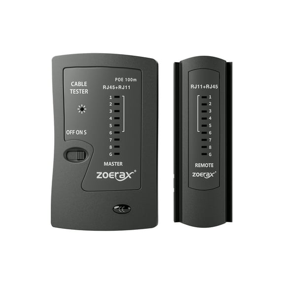 ZoeRax RJ45 LAN Cable Test Support POE Cable Tester