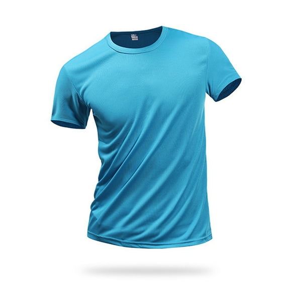 Zoeecloth Active Quick Dry Crew Neck T Shirts for Men's Women's | Athletic Short Sleeve Tee Casual Shirts Short Sleeve Solid Color Active Athletic Tops S-4XL