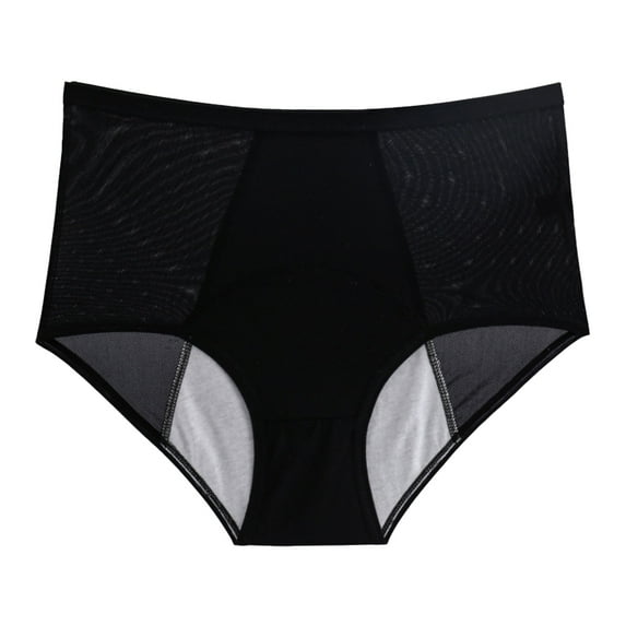 Zoeecloth Leak-Proof Underwear/Plus Size Menstrual Postpartum Underpants/Women Girls High Waisted Bikini Panties L-6XL
