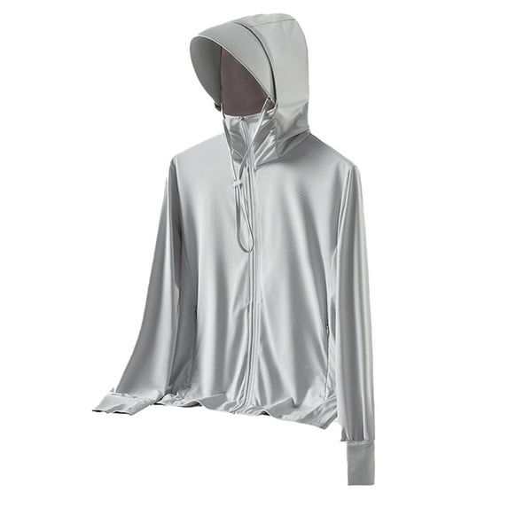 Zoeecloth Lightweight Sun Shirt Women//Sun Shirt for Women/Women Ice Silk Sun Protection Clothing/Sun Shirt Women//Sunscreen Clothing for Women Uv//White Sun Shirt Women//M-4XL