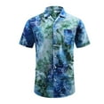 thumbnail image 1 of Zoeecloth Men's Hawaiian Shirt Short Sleeve Shirts for Men Hawaiian Shirt Floral Casual Button Down Shirts Tropical Holiday Shirts S-2XL, 1 of 9