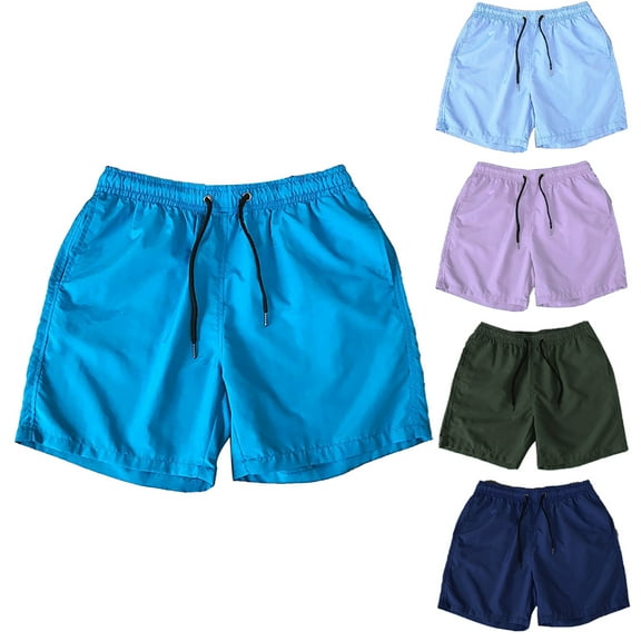 Zoeecloth Men's Swim Trunks Quick Dry Board Shorts with Zipper Pockets Beach Shorts Bathing Suits for Men M-5XL