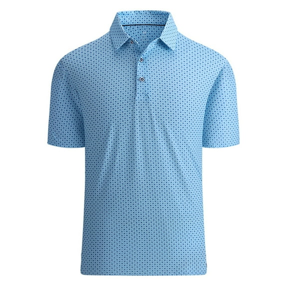 Zoeecloth Mens Ice Silk Shirt Summer Lapel Printed Short Sleeve Shirt for Male S-2XL