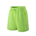 thumbnail image 1 of Zoeecloth Mens Ice Silk Shorts Summer Breathable Casual Sweat Pants for Male Elastic Waist Beach Shorts Classic Shorts M-6XL, 1 of 8
