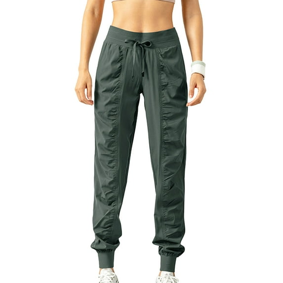 Zoeecloth Quick Dry Sweatpants for Women's Lightweight Straight Leg Drawstring Pants Summer Running Casual Pants for Women's S-3XL