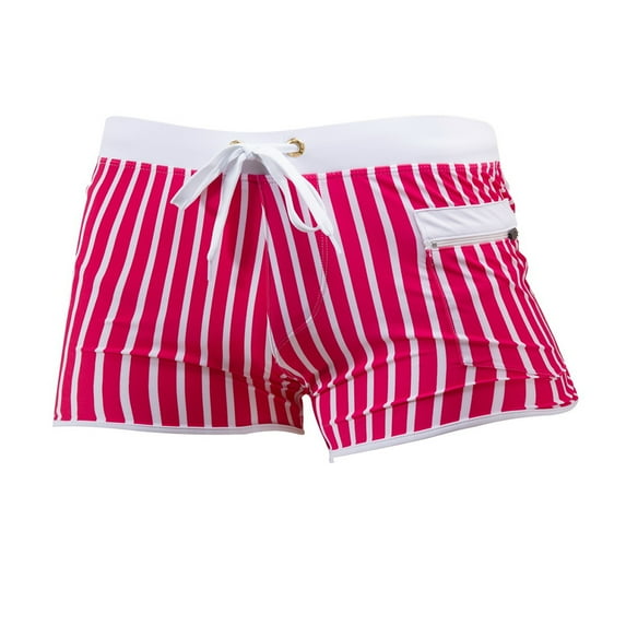 Zoeecloth Swim Trunks for Mens Double pocket zipper board shorts Summer Holiday Beach surfing Swim Trunks Quick Dry Bathing Suits Solid color Boxers swim trunks S-XL