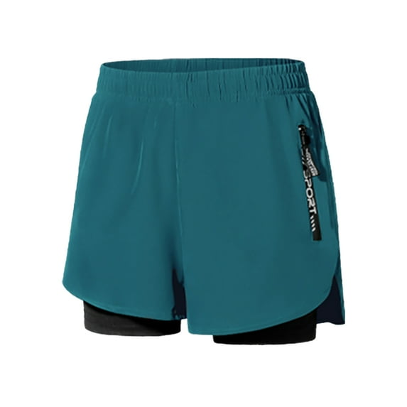 Zoeecloth Swim Trunks Shorts for Mens with Lining 2 in 1 Quick Dry Bathing Suits for Men Swim Shorts Swimwear Solid Color Swim Shorts M-4XL