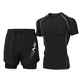 thumbnail image 1 of Zoeecloth Swimsuit T Shirts Set for Men,Swim Shirts Summer Sun Protection Quick Dry Beach Fishing Shirts M-4XL, 1 of 7