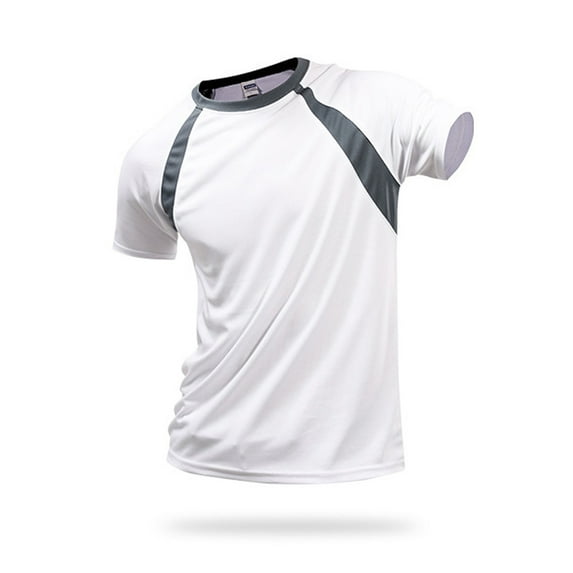 Zoeecloth T-Shirts for Men's Women's Round Neck Tees Casual Shirts Active Athletic Short Sleeve Shirt Solid Color Stylish Tops S-4XL
