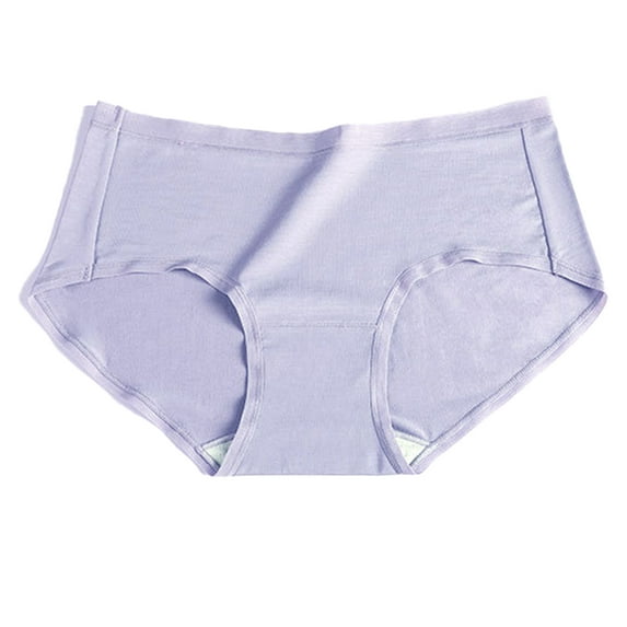 Zoeecloth Women's Breathable Hi-Cut Underwear Half Back Coverage Bikini Panties L-XXL