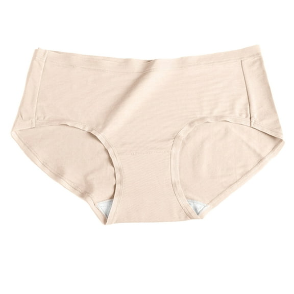 Zoeecloth Women's Breathable Hi-Cut Underwear Half Back Coverage Bikini Panties L-XXL