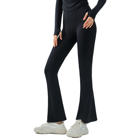 Zoeecloth Yoga Pants for Womens Flare Leggings Tights High Waist Casual Bootleg Lounge Pants Bell Bottom Leggings, S-XL