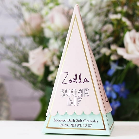 Zoella Beauty Sweet Inspirations Sugar Dip Scented Bath Salt Granules 5.2 oz.
