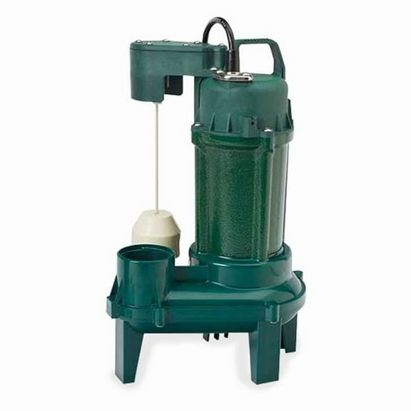 Zoeller 212-0001 0.5 HP 115V 1-PH Sewage Pump with 10 ft. Cord Automatic for Model M212
