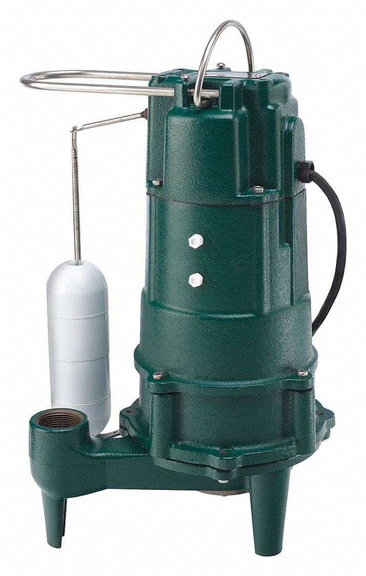 Zoeller 1/2 HP,Grinder Pump,Vertical Float 8030013