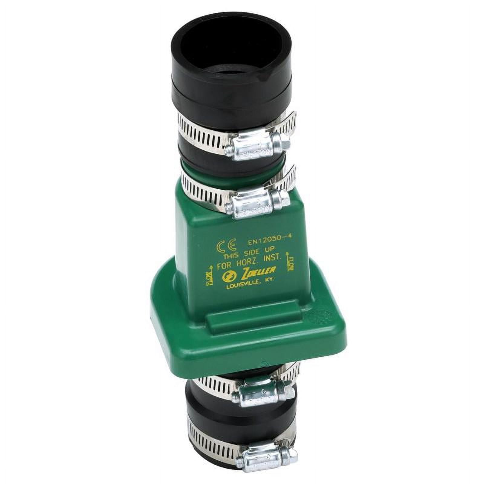 Zoeller Green and Black Plastic Slip Check Valve