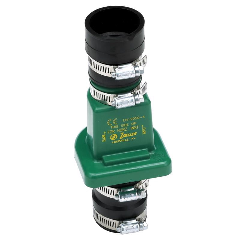Zoeller Green and Black Plastic Slip Check Valve
