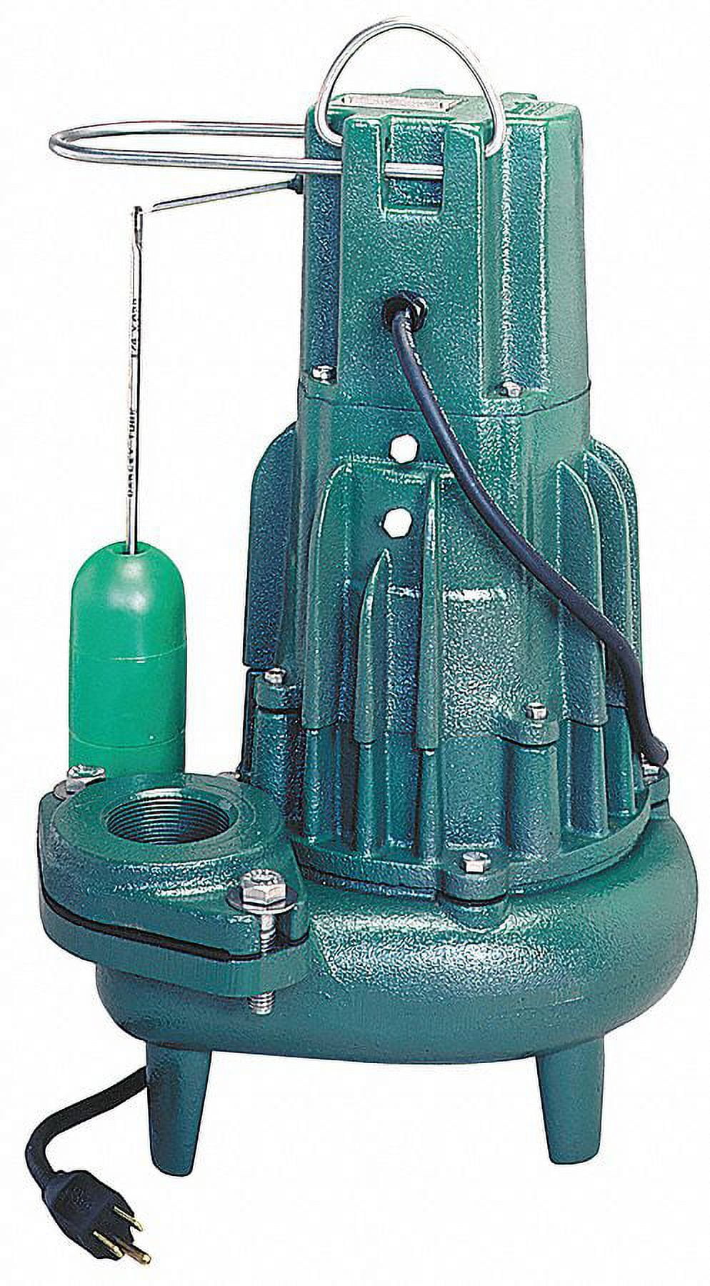 Zoeller 1 HP,Sewage Ejector Pump,230VAC D284